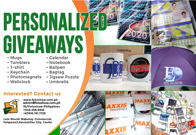 personalized gifts and giveaways