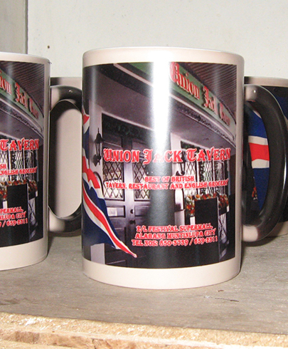 personalized print magic mug