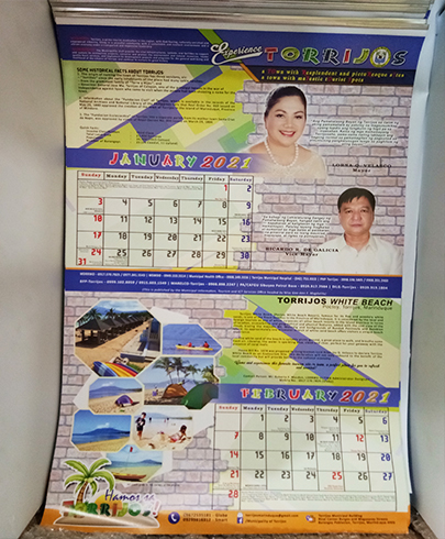 personalized wall calendar