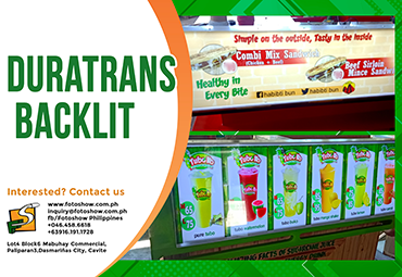 Duratrans Menu Printing